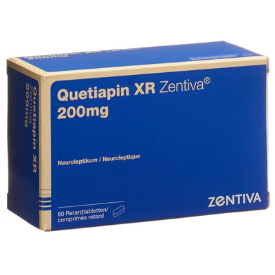 QUETIAPIN XR Zentiva Ret Tabl 200 mg 60 Stk