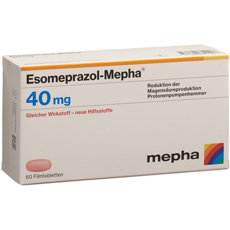 ESOMEPRAZOL Mepha Filmtabl 40 mg 60 Stk