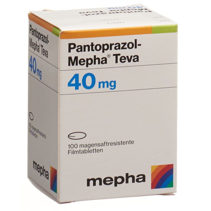 PANTOPRAZOL Mepha Teva Filmtabl 40 mg Ds 100 Stk