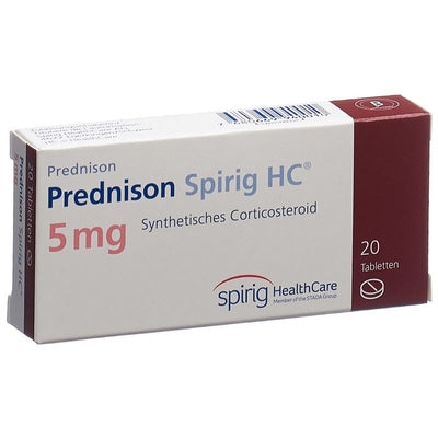 PREDNISON Spirig HC Tabl 5 mg 20 Stk