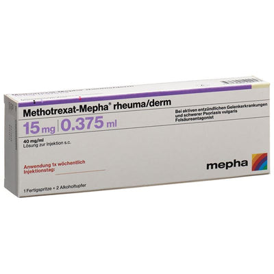 METHOTREXAT Mepha rheuma/derm 15 mg/0.375ml