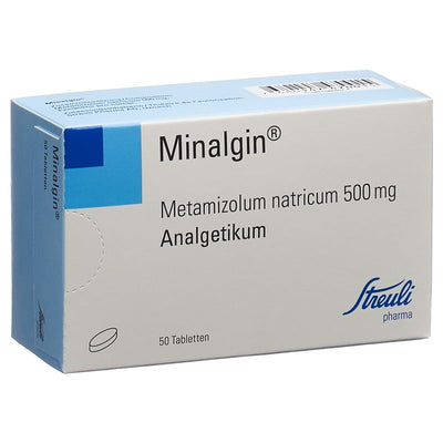 MINALGIN Tabl 500 mg oval 50 Stk