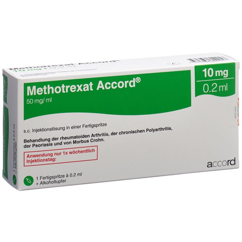 METHOTREXAT Accord 10 mg/0.2ml Fertspr 0.2 ml