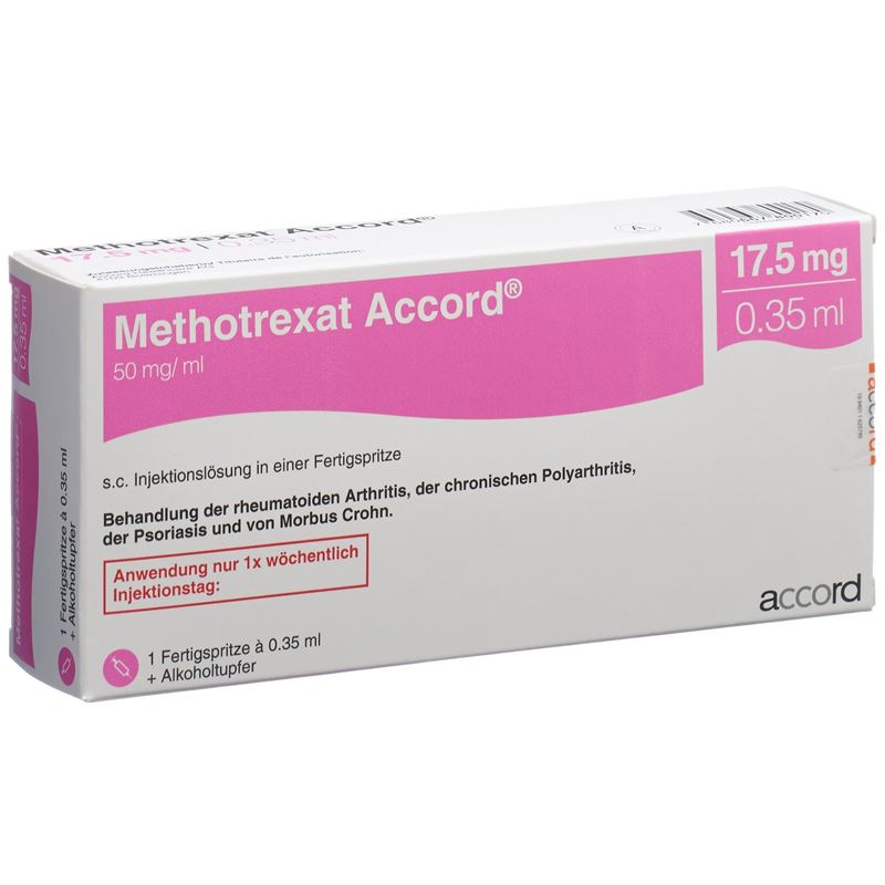 METHOTREXAT Accord 17.5 mg/0.35ml Fertspr 0.35 ml