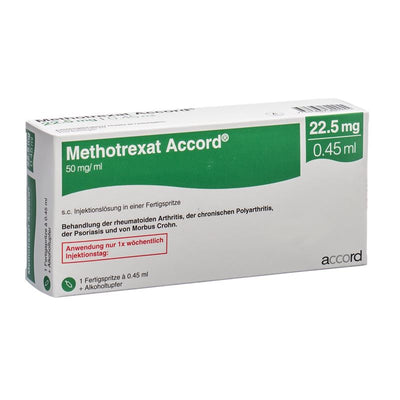 METHOTREXAT Accord 22.5 mg/0.45ml Fertspr 0.45 ml