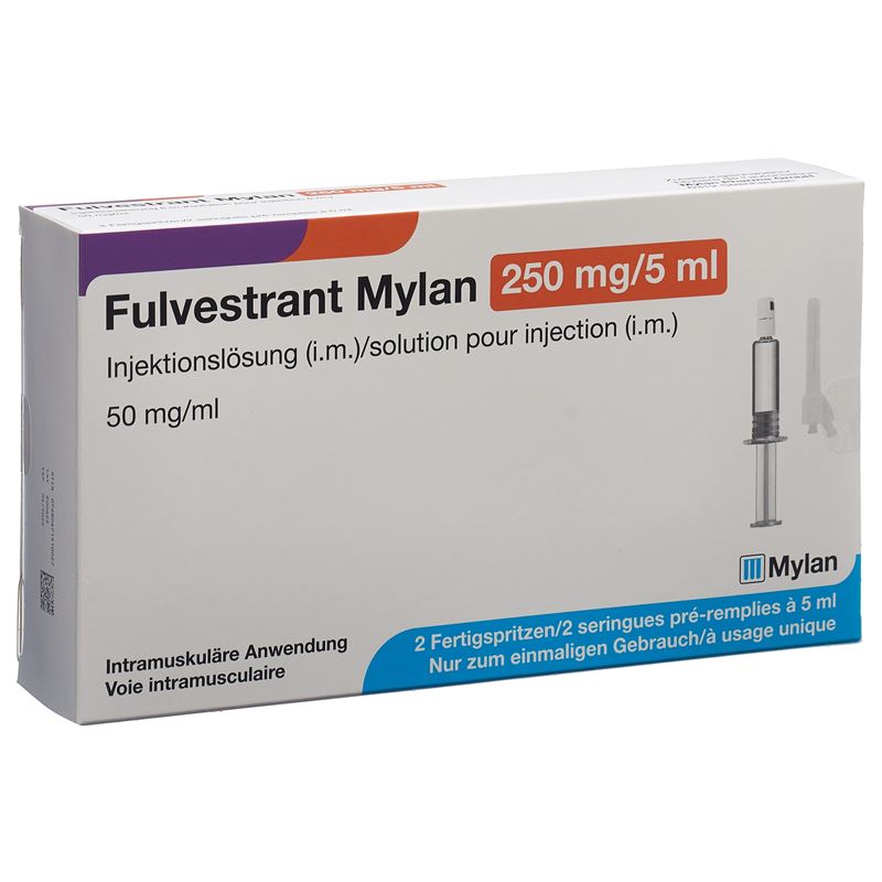 FULVESTRANT Mylan Inj Lös 250 mg/5ml Fertspr 2 Stk