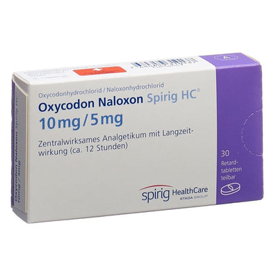 OXYCODON NALOXON Spirig HC Ret Tabl 10/5mg 30 Stk