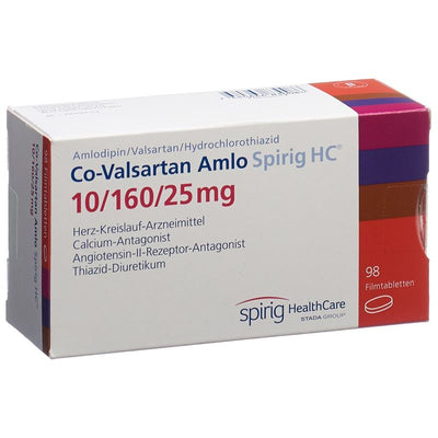 CO-VALSARTAN Amlo Spirig HC 10/160/25 98 Stk