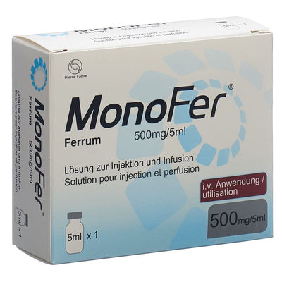 MONOFER Inj Inf Präp 500 mg/5ml Durchstf 5 ml