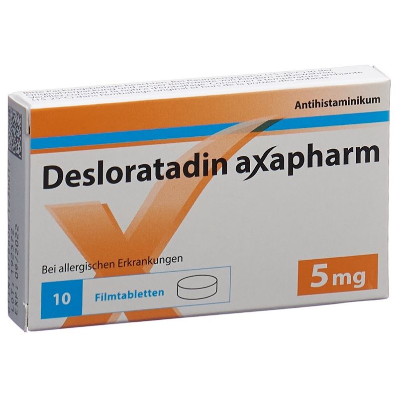 DESLORATADIN Axapharm Filmtabl 5 mg 10 Stk