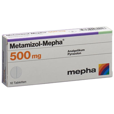 METAMIZOL Mepha Tabl 500 mg 10 Stk
