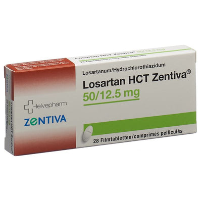 LOSARTAN HCT Zentiva Filmtabl 50/12.5 mg 28 Stk