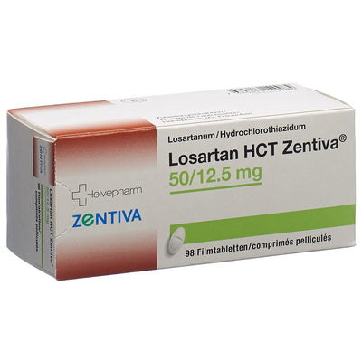 LOSARTAN HCT Zentiva Filmtabl 50/12.5 mg 98 Stk