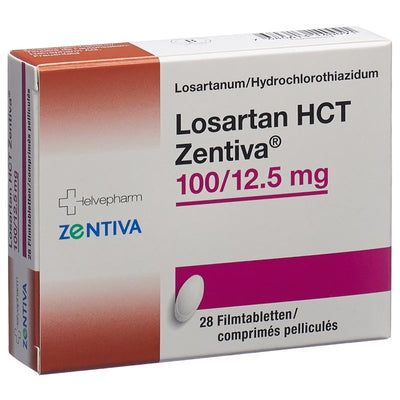 LOSARTAN HCT Zentiva Filmtabl 100/12.5 mg 28 Stk