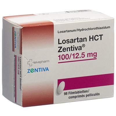 LOSARTAN HCT Zentiva Filmtabl 100/12.5 mg 98 Stk