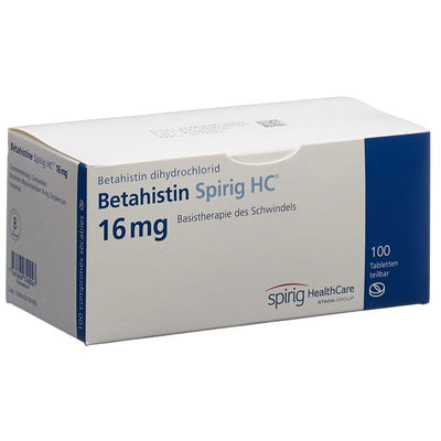 BETAHISTIN Spirig HC Tabl 16 mg 100 Stk