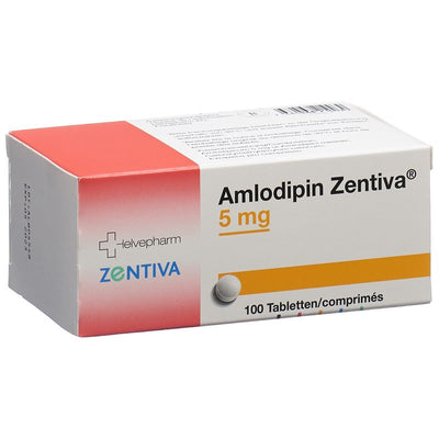 AMLODIPIN Zentiva Tabl 5 mg 100 Stk