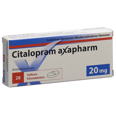 CITALOPRAM Axapharm Filmtabl 20 mg 28 Stk