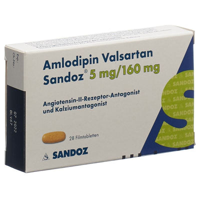 AMLODIPIN VALSARTAN Sandoz Filmtabl 5/160 28 Stk