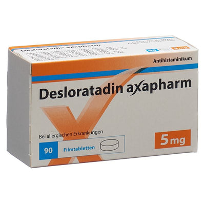 DESLORATADIN Axapharm Filmtabl 5 mg 90 Stk