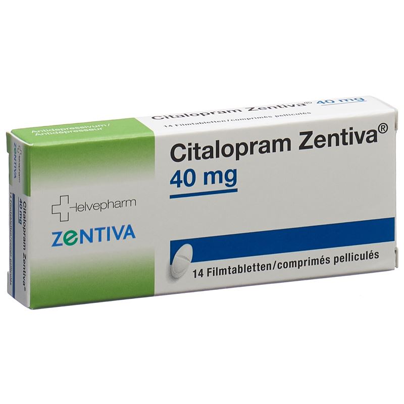 CITALOPRAM Zentiva Filmtabl 40 mg 14 Stk