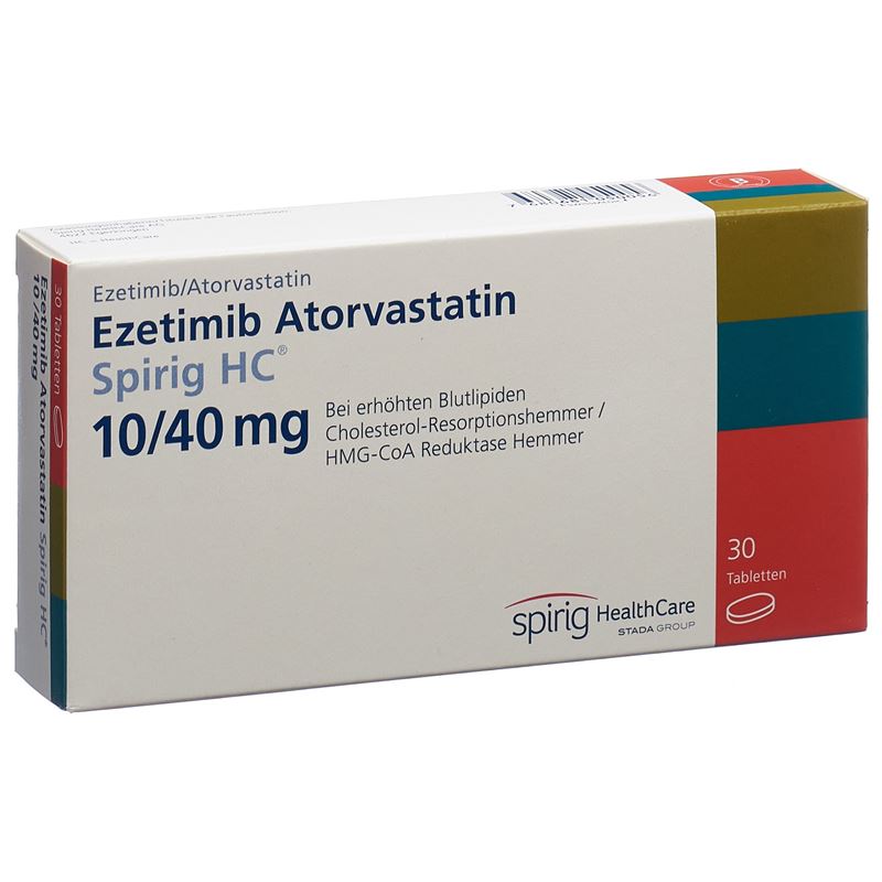 EZETIMIB Atorvast Spirig HC Tabl 10mg/40mg 30 Stk