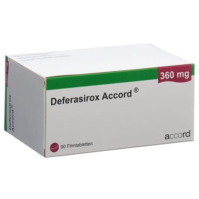 DEFERASIROX Accord Filmtabl 360 mg 90 Stk