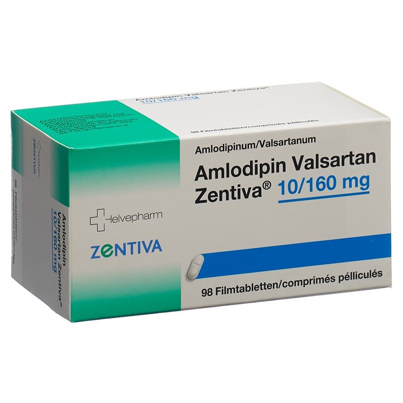 AMLODIPIN VALSARTAN Zentiva Filmtabl 10/160 98 Stk