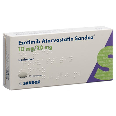 EZETIMIB Atorvast Sandoz Filmtabl 10/20mg 30 Stk