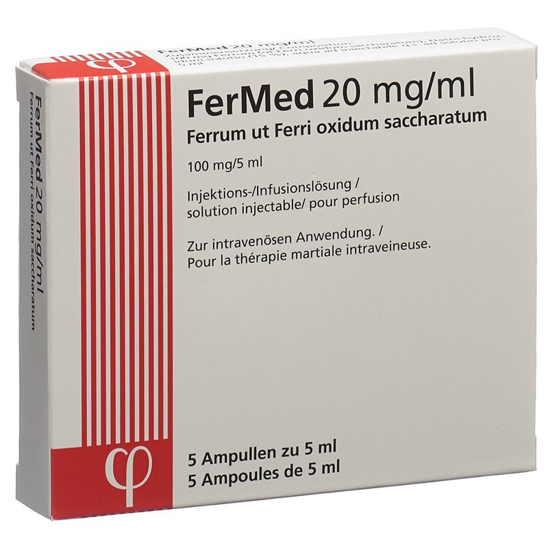 FERMED Inj Inf Präp 100 mg/5ml 5 Amp 5 ml