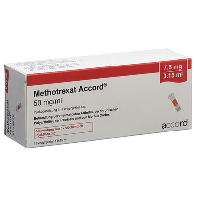 METHOTREXAT Accord 7.5 mg/0.15ml Fertinj 0.15 ml