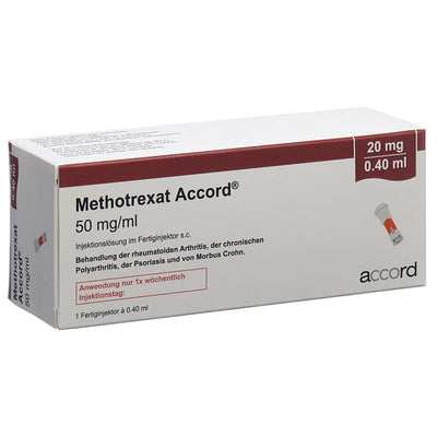 METHOTREXAT Accord 20 mg/0.4ml Fertinj 0.4 ml