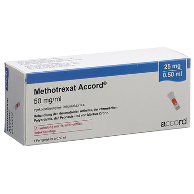 METHOTREXAT Accord 25 mg/0.5ml Fertinj 0.5 ml