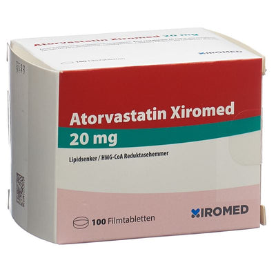 ATORVASTATIN Xiromed Filmtabl 20 mg 100 Stk