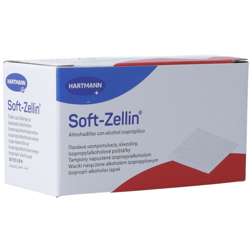 SOFT ZELLIN Alkoholpads 100 Stk