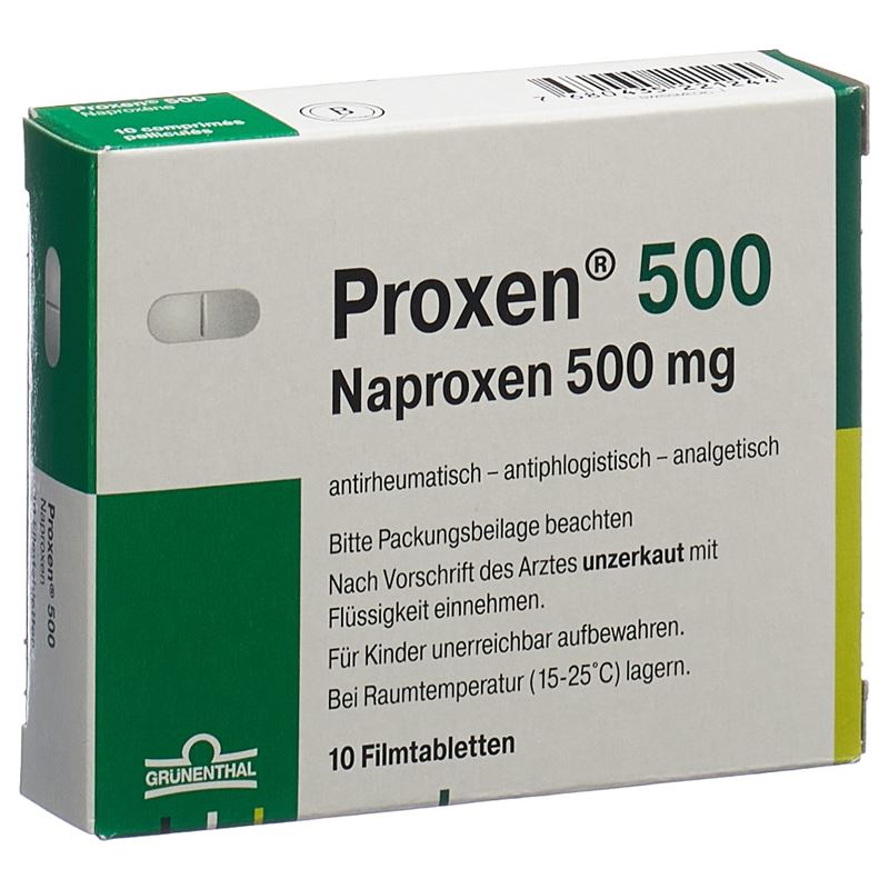 PROXEN Filmtabl 500 mg 10 Stk